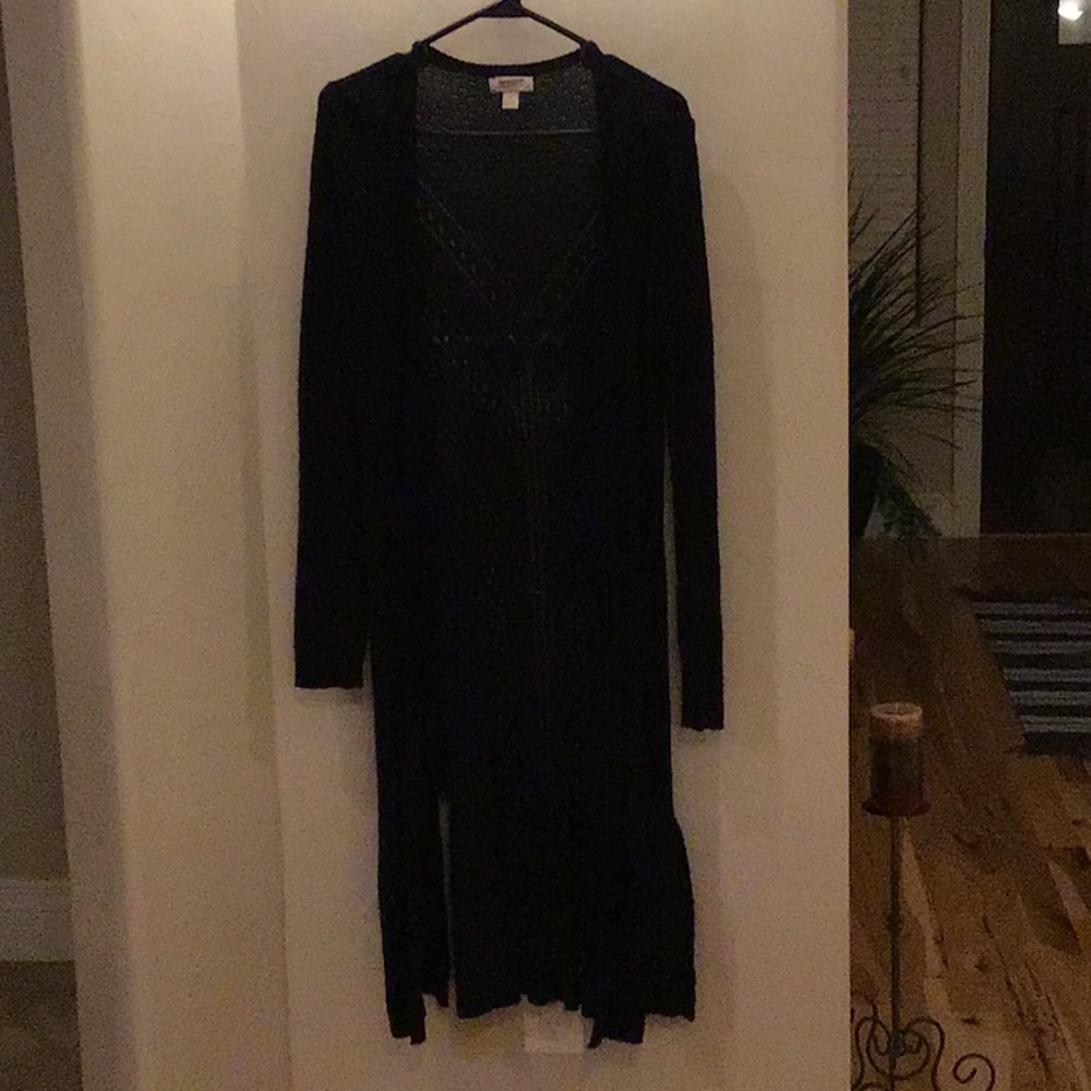 Arizona Jean Black Cardigan M